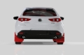 Picture of Rally Armor RAL UR Blk Flap/Rd Logo Mud Flaps - MF61-UR-BLK/RD
