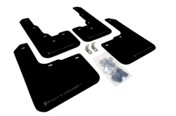 Picture of Rally Armor RAL UR Blk Flap/Grey Logo Mud Flaps - MF39-UR-BLK/GRY