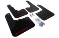 Picture of Rally Armor RAL UR Blk Flap/Rd Logo Mud Flaps - MF39-UR-BLK/RD
