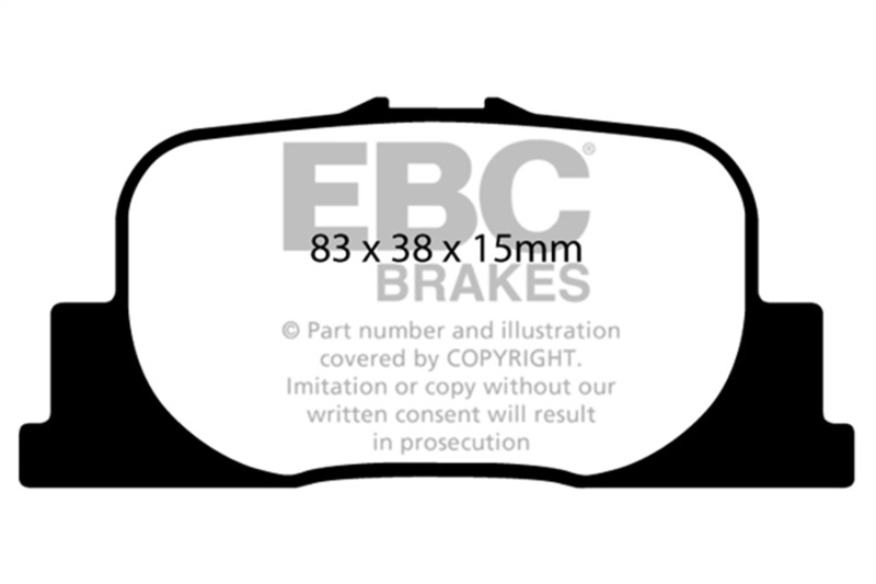 Picture of EBC Yellowstuff Brake Pad Sets - DP41456R