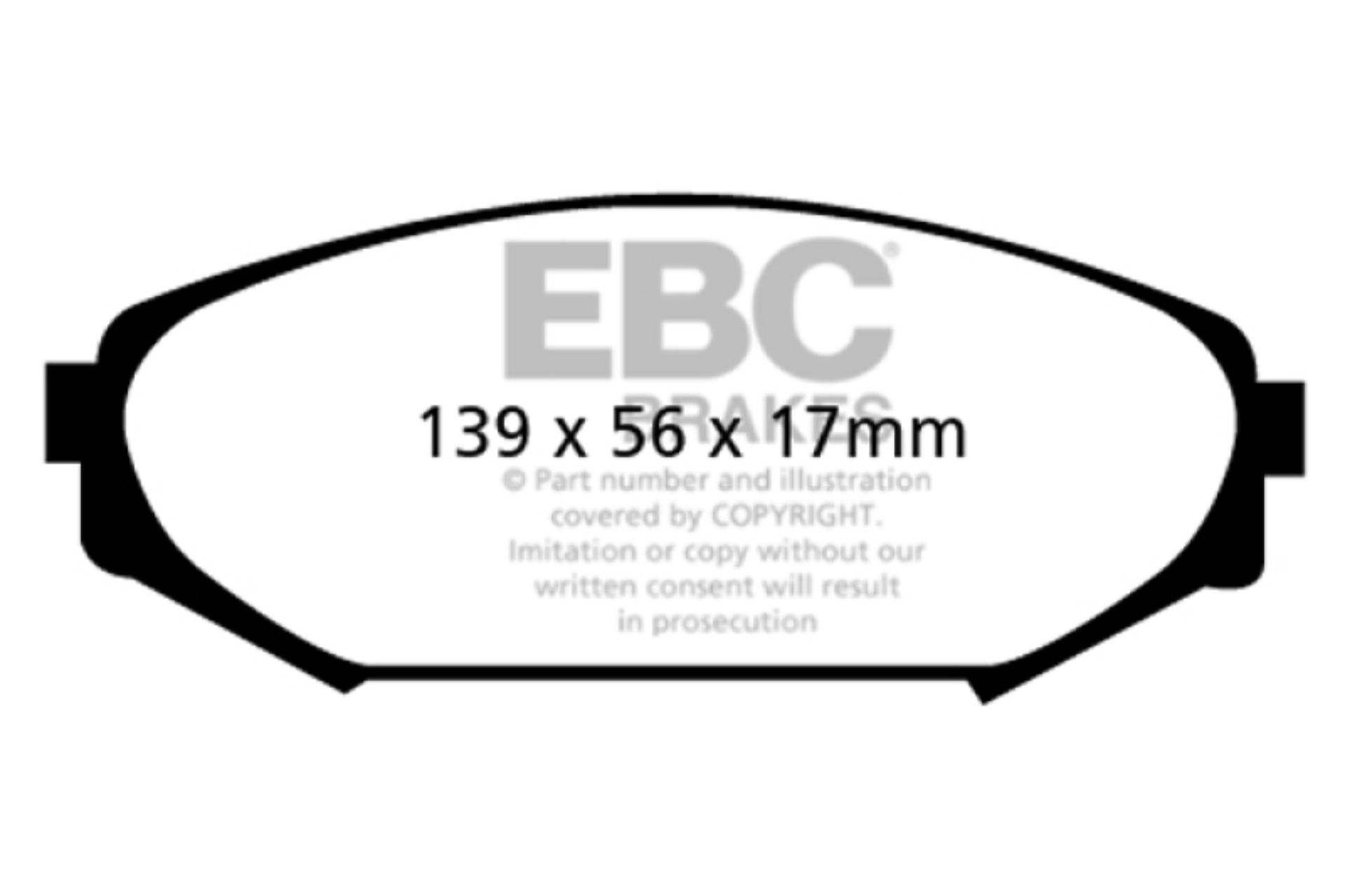 Picture of EBC Greenstuff Brake Pad Sets - DP61311