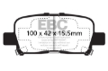 Picture of EBC Greenstuff Brake Pad Sets - DP61662