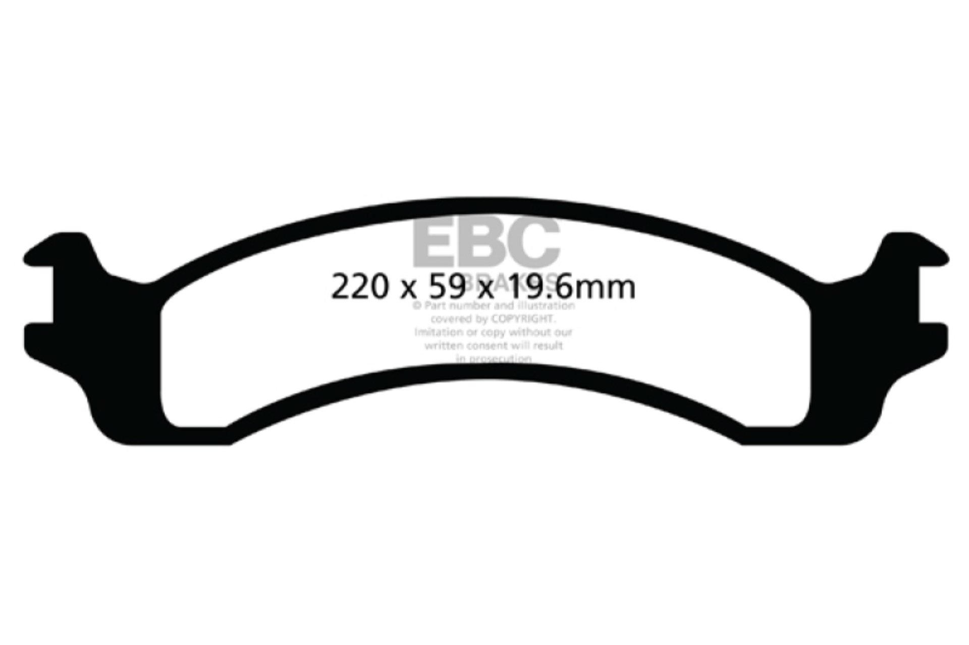 Picture of EBC Greenstuff Brake Pad Sets - DP61640