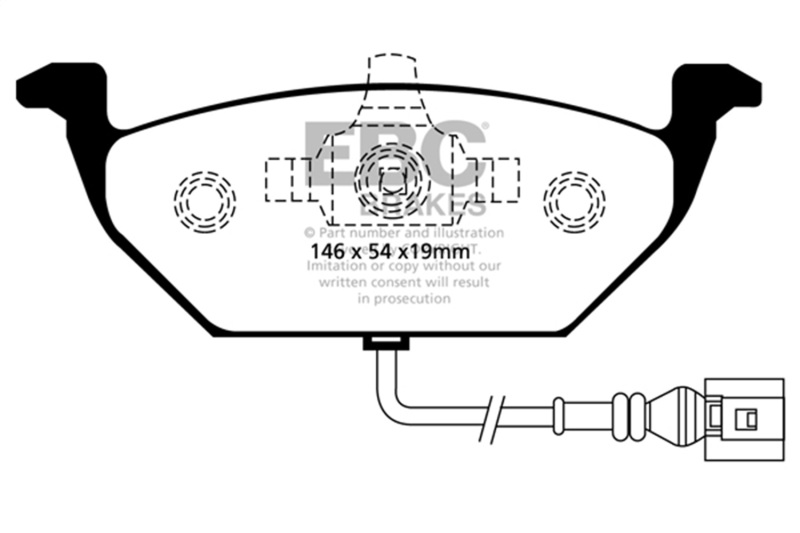 Picture of EBC Ultimax2 Brake Pad Sets - UD7681