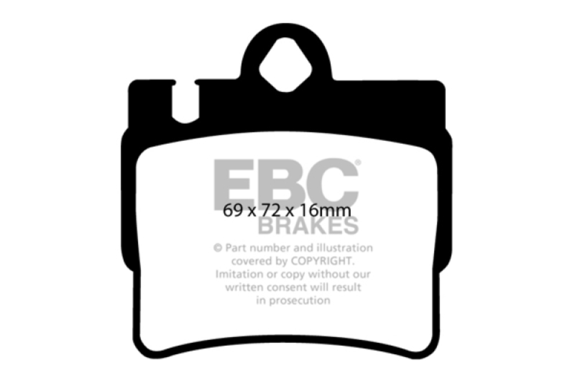 Picture of EBC Redstuff Brake Pad Sets - DP31364C