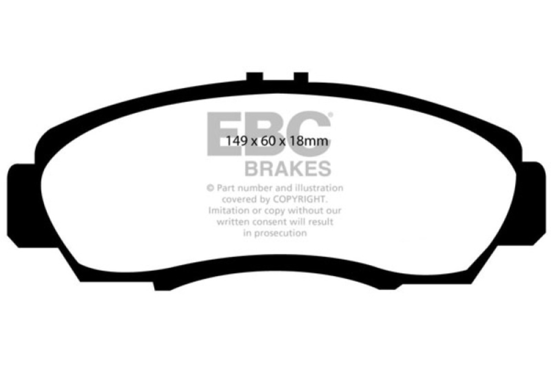 Picture of EBC Redstuff Brake Pad Sets - DP31610C