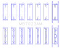 Picture of King Engine Bearings KING Main Bearings - MB7023AM