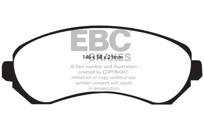 Picture of EBC Ultimax2 Brake Pad Sets - UD844