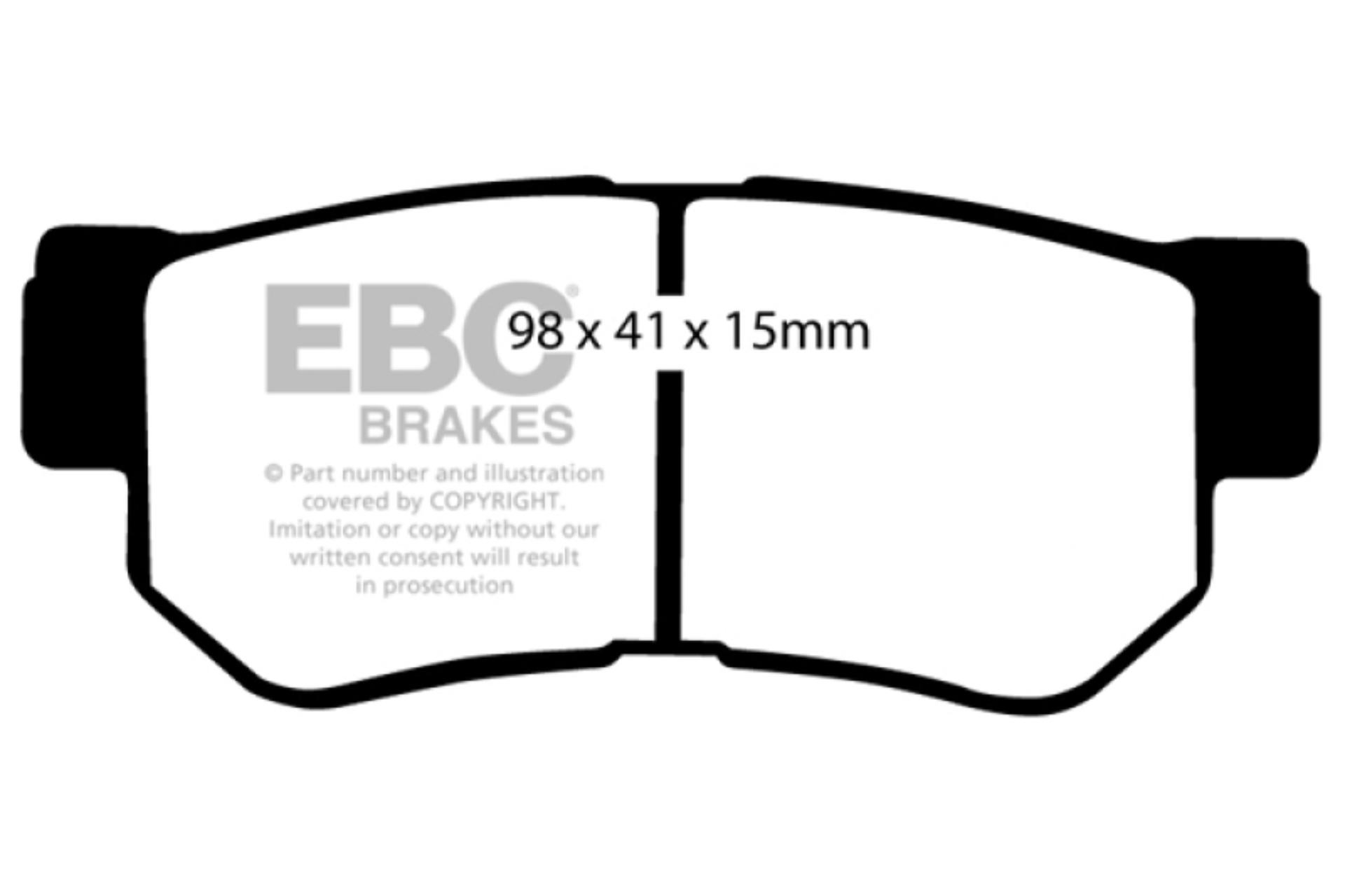 Picture of EBC Greenstuff Brake Pad Sets - DP61392