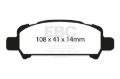 Picture of EBC Redstuff Brake Pad Sets - DP31293C