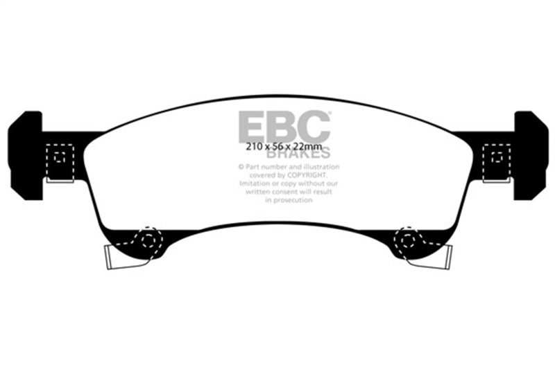 Picture of EBC Ultimax2 Brake Pad Sets - UD934