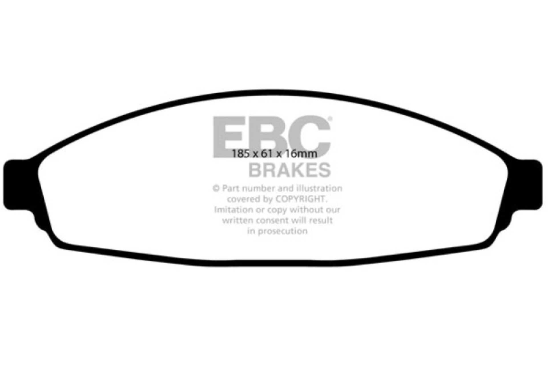 Picture of EBC Redstuff Brake Pad Sets - DP31676C