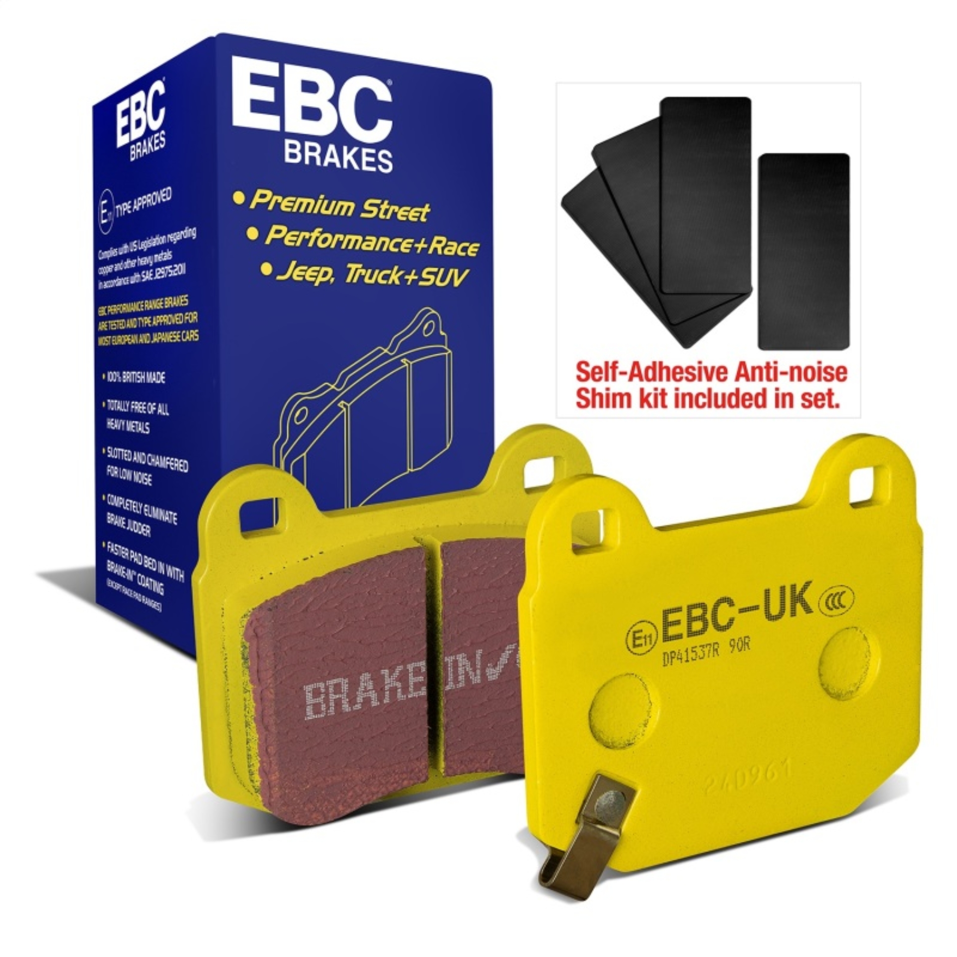 Picture of EBC Yellowstuff Brake Pad Sets - DP41537R
