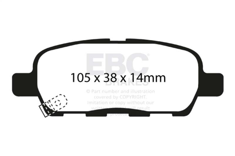 Picture of EBC Ultimax2 Brake Pad Sets - UD905