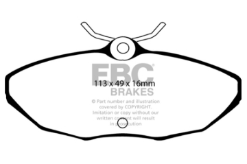 Picture of EBC Yellowstuff Brake Pad Sets - DP41221/2R