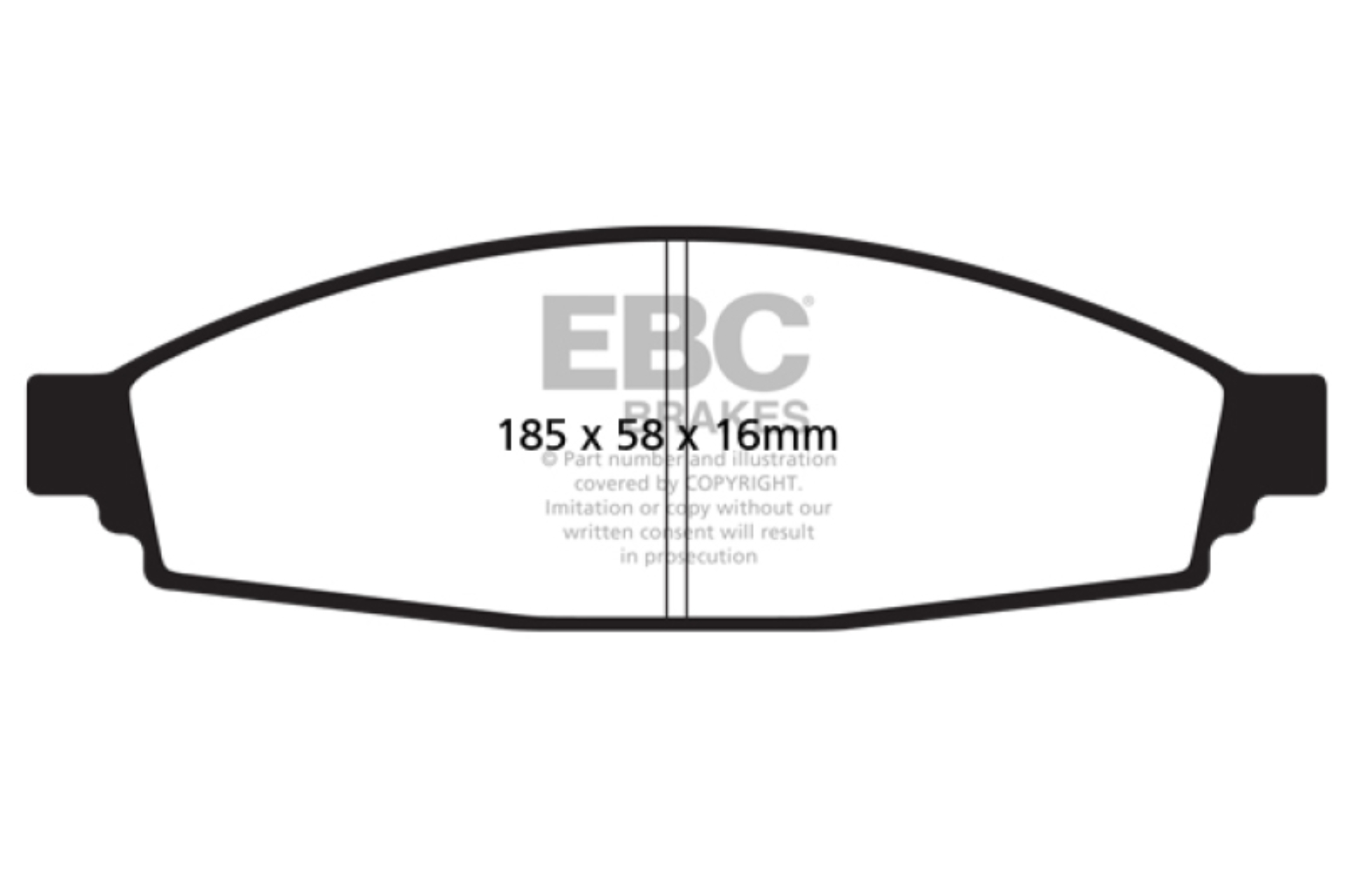 Picture of EBC Greenstuff Brake Pad Sets - DP61675