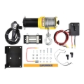 Picture of 3;000 lbs; 12 VDC; 3/16 in x 40 ft steel rope; circuit breaker protected; 12 ft