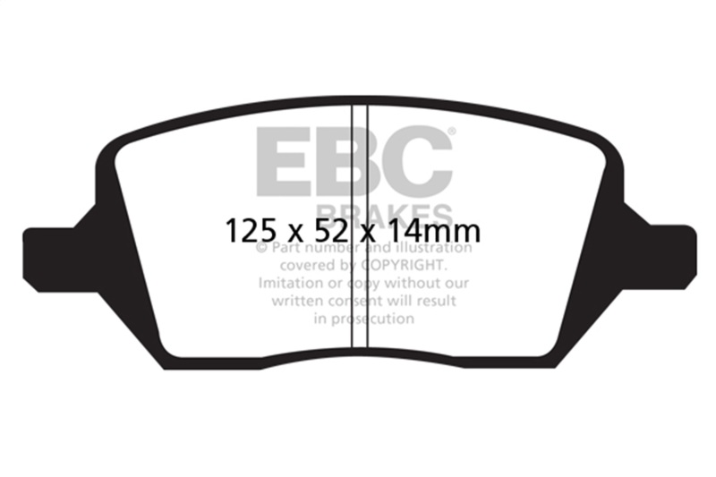 Picture of EBC Ultimax2 Brake Pad Sets - UD1093