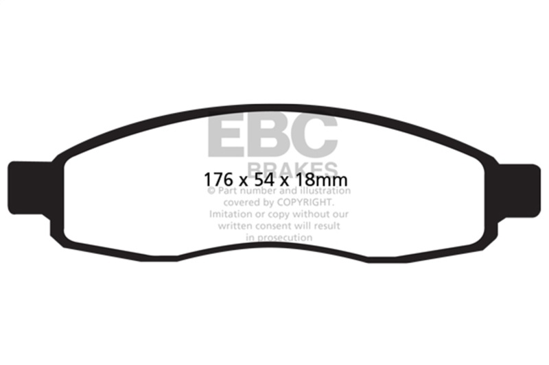 Picture of EBC Greenstuff Brake Pad Sets - DP61698