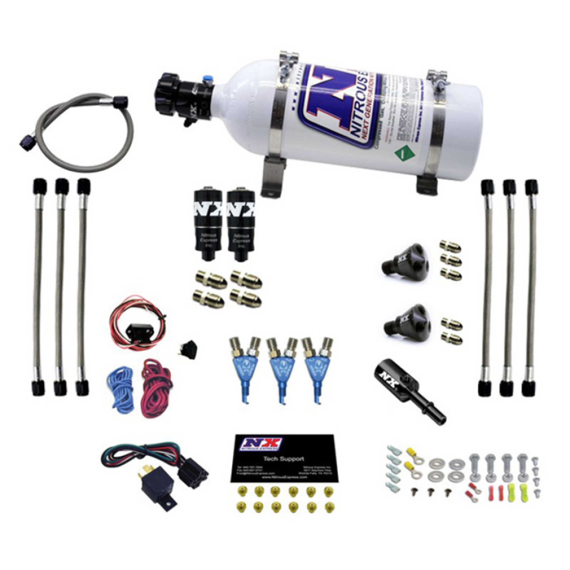 Picture of Nitrous Express NEX Nitrous Oxide Kits Nitrous Systems - 60033EFIP