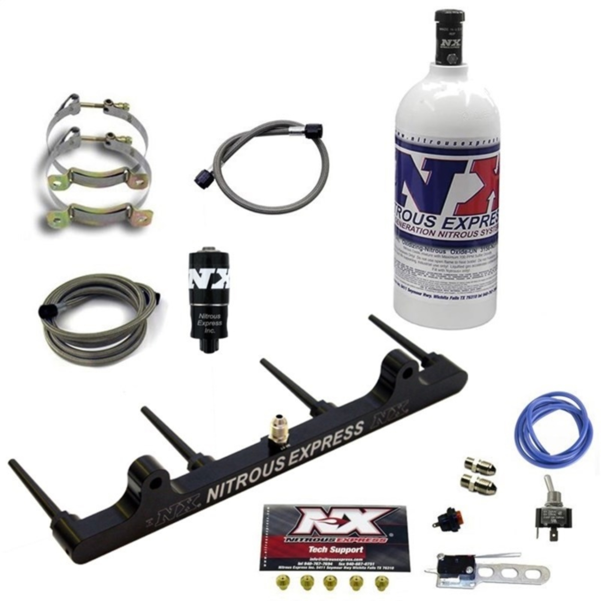 Picture of Nitrous Express NEX Powersports Nitrous Oxide Kits Nitrous Systems - 62201-2.5P