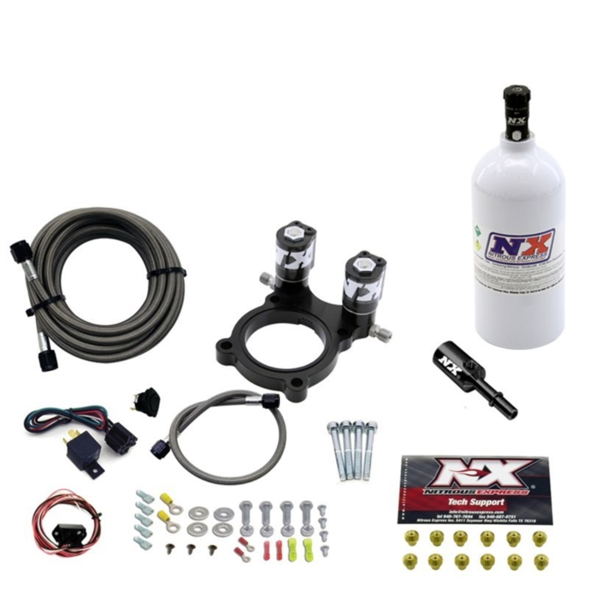 Picture of Nitrous Express NEX Powersports Nitrous Oxide Kits Nitrous Systems - 67200-2.5P