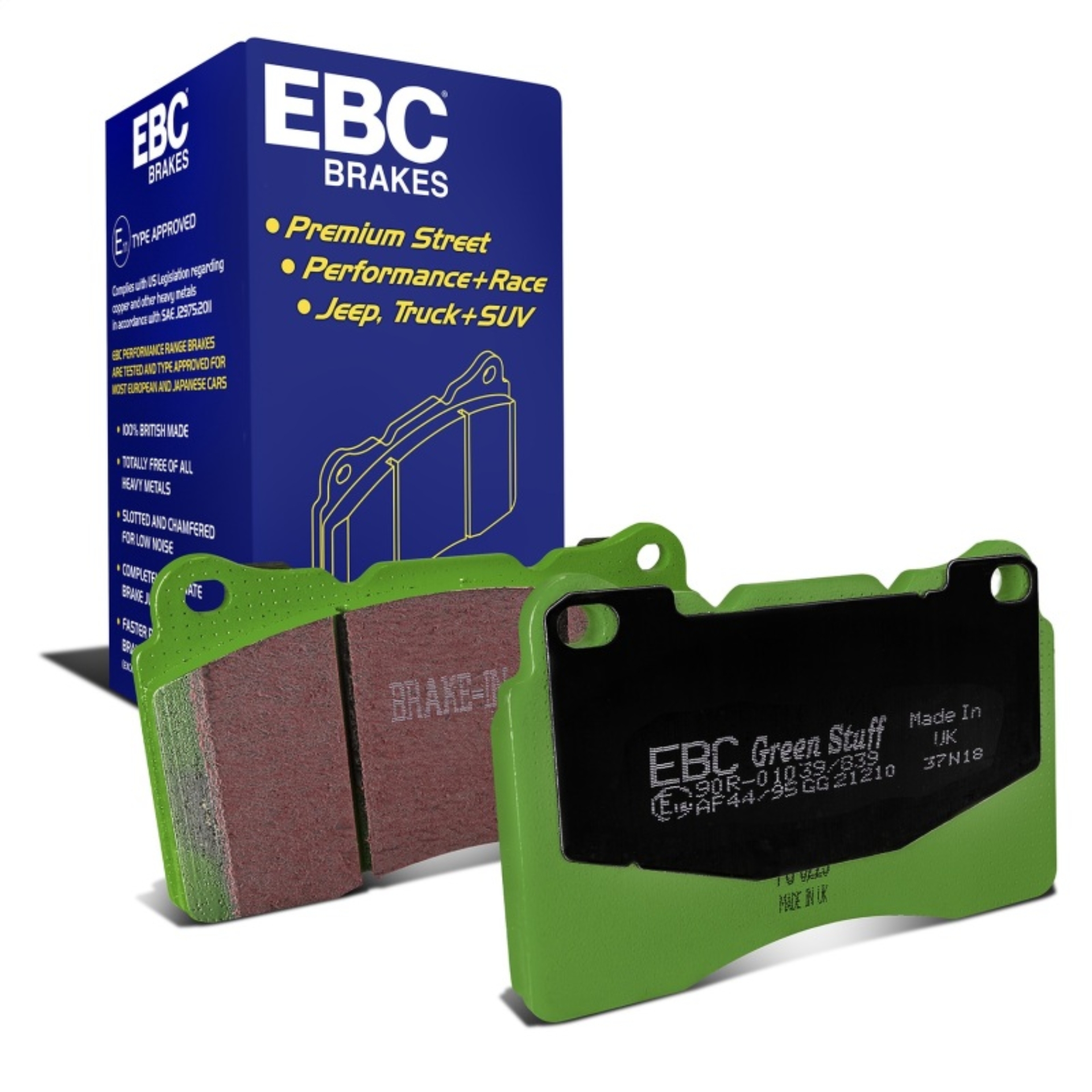 Picture of EBC Greenstuff Brake Pad Sets - DP21210