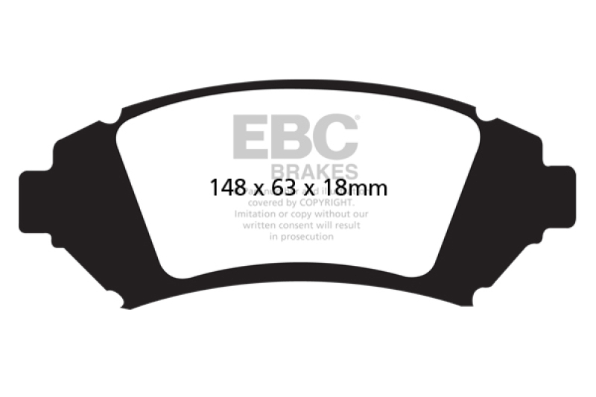 Picture of EBC Greenstuff Brake Pad Sets - DP21728