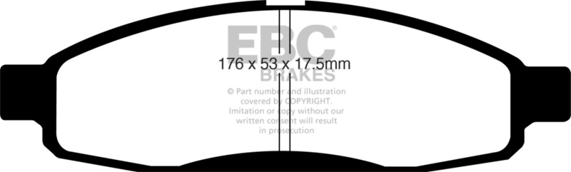 Picture of EBC Ultimax2 Brake Pad Sets - UD1183
