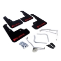 Picture of Rally Armor RAL UR Blk Flap/Rd Logo Mud Flaps - MF32-UR-BLK/RD-X