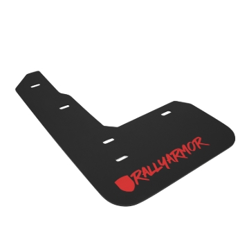 Picture of Rally Armor RAL UR Blk Flap/Rd Logo Mud Flaps - MF47-UR-BLK/RD-X