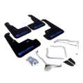 Picture of Rally Armor RAL UR Blk Flap/Blue Logo Mud Flaps - MF32-UR-BLK/BL-X