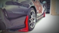 Picture of Rally Armor RAL UR Red Flap/Wht Logo Mud Flaps - MF32-UR-RD/WH-X