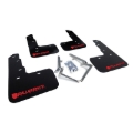 Picture of Rally Armor RAL UR Blk Flap/Rd Logo Mud Flaps - MF47-UR-BLK/RD-X