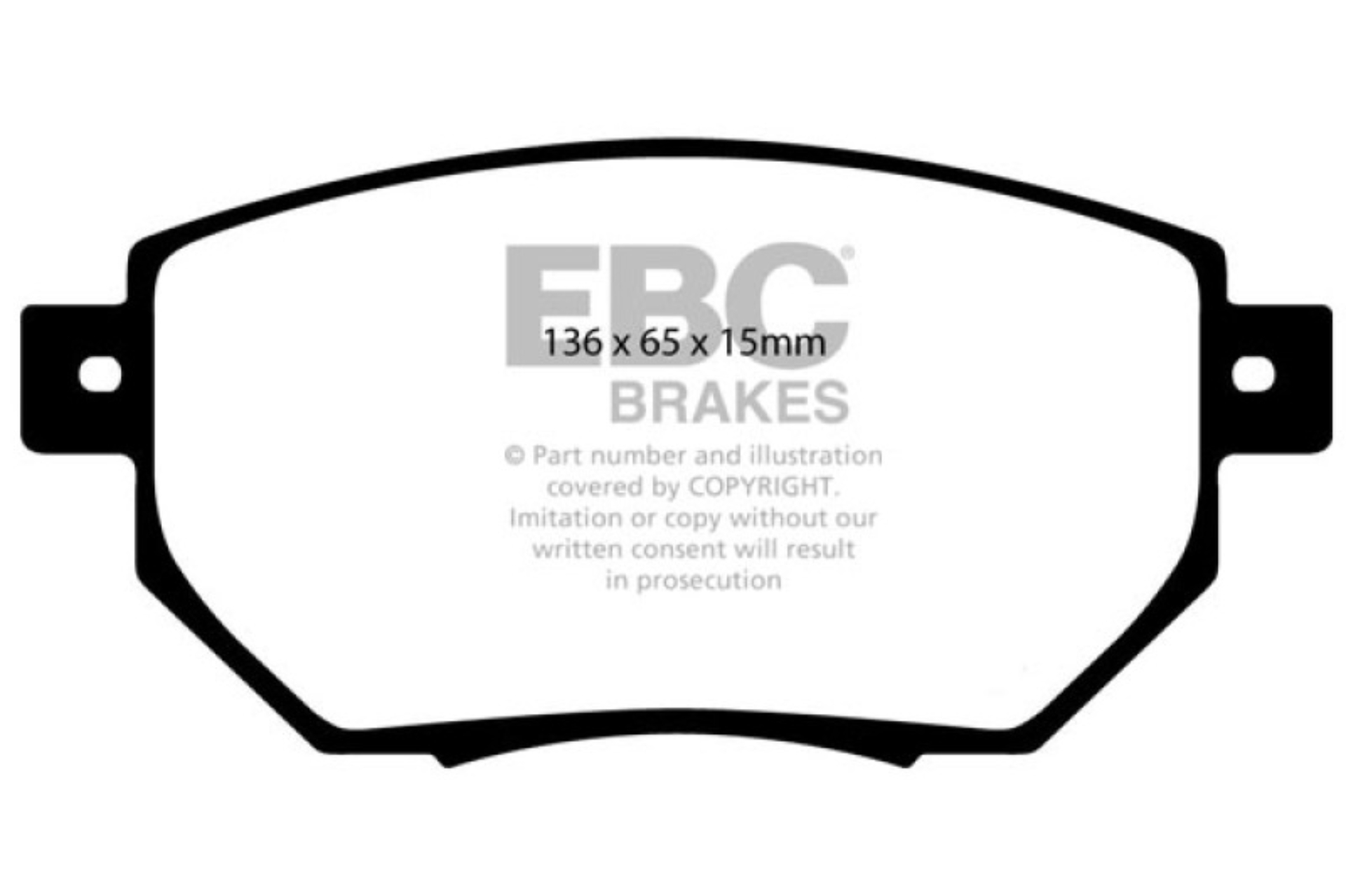 Picture of EBC Greenstuff Brake Pad Sets - DP21659