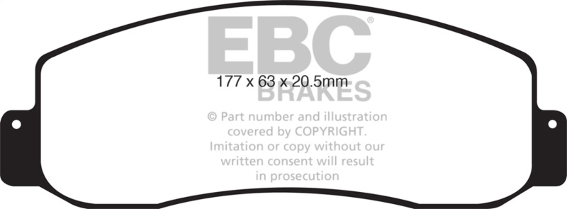 Picture of EBC Ultimax2 Brake Pad Sets - UD1069