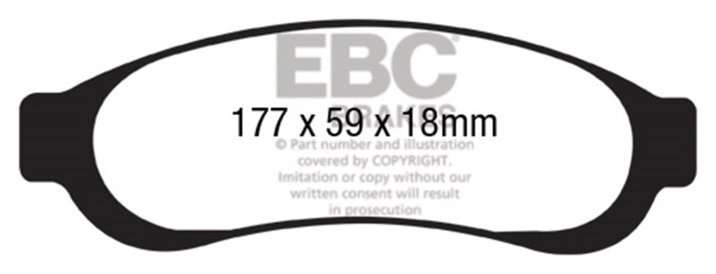 Picture of EBC Ultimax2 Brake Pad Sets - UD1067