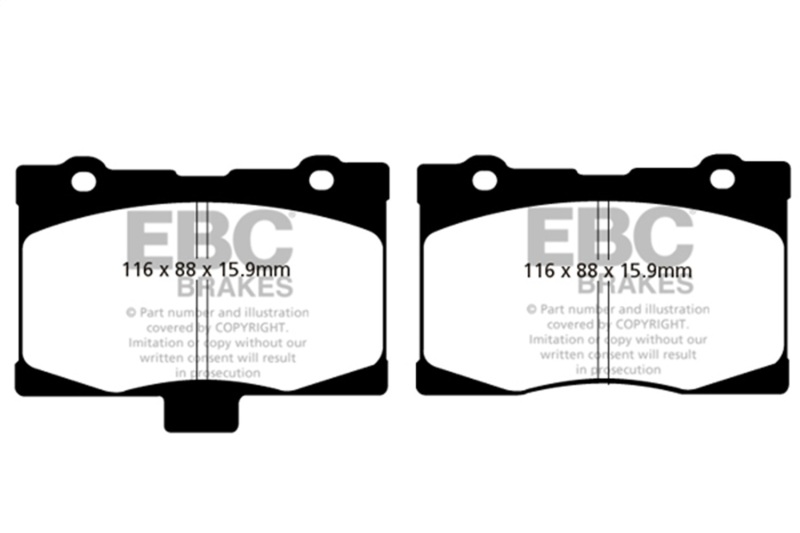 Picture of EBC Ultimax2 Brake Pad Sets - UD1091