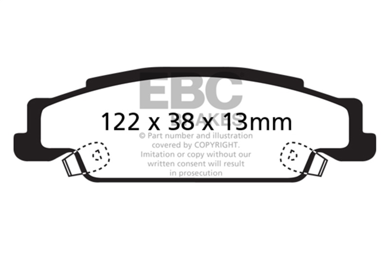 Picture of EBC Ultimax2 Brake Pad Sets - UD9221