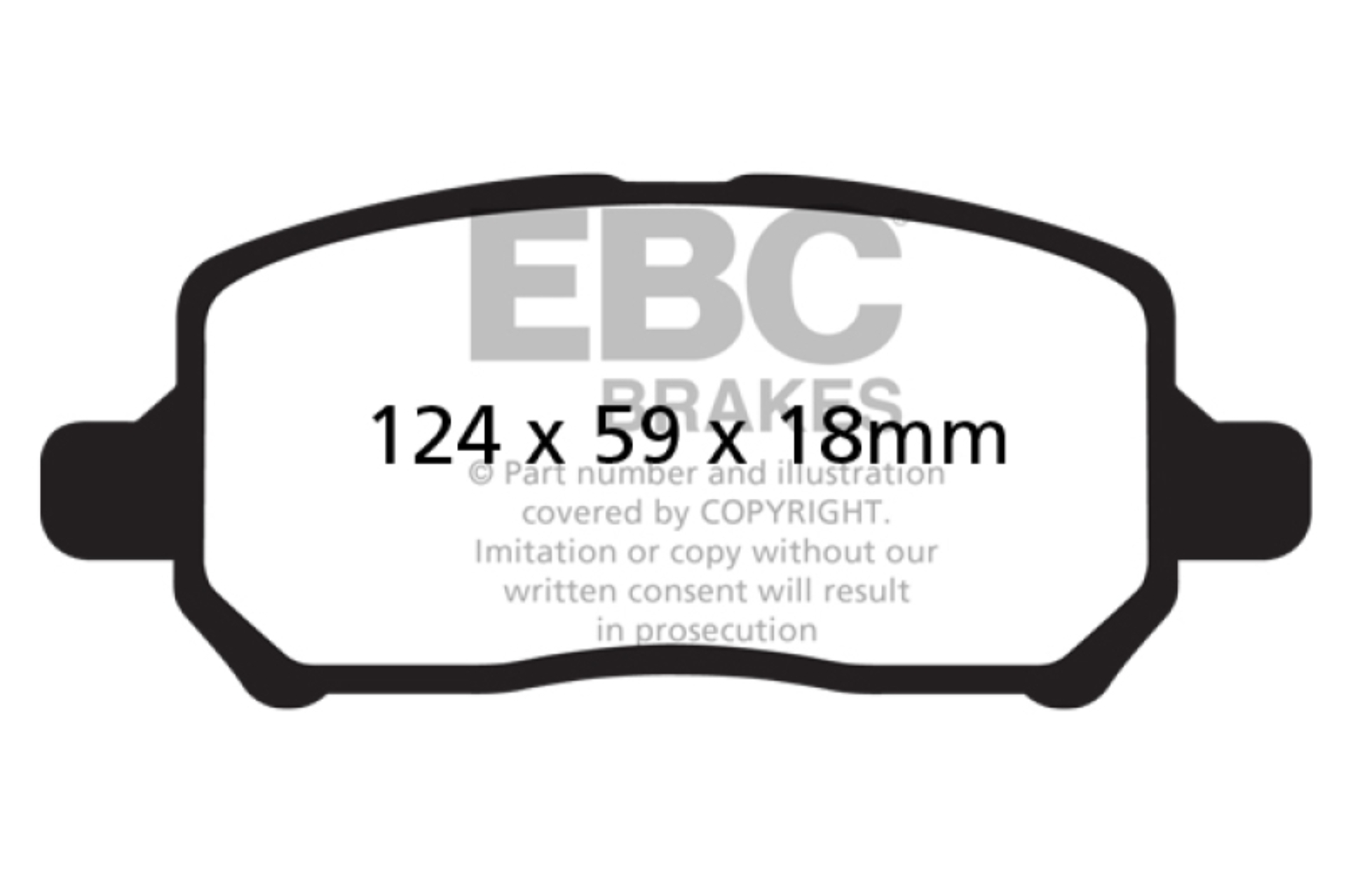 Picture of EBC Greenstuff Brake Pad Sets - DP21660