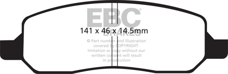 Picture of EBC Ultimax2 Brake Pad Sets - UD1172