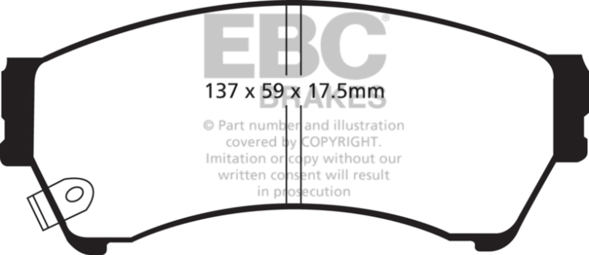 Picture of EBC Redstuff Brake Pad Sets - DP31765C