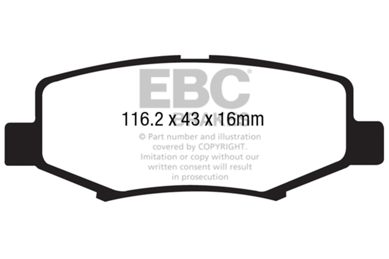 Picture of EBC Ultimax2 Brake Pad Sets - UD1274