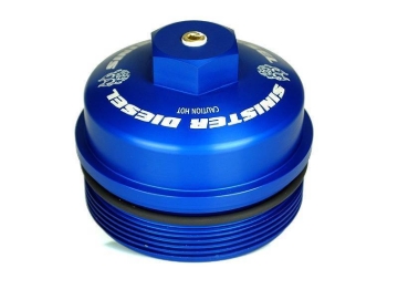 Picture of Sinister Diesel SIN Engine Bay Caps Oil Caps - SD-OFC-FORD-03