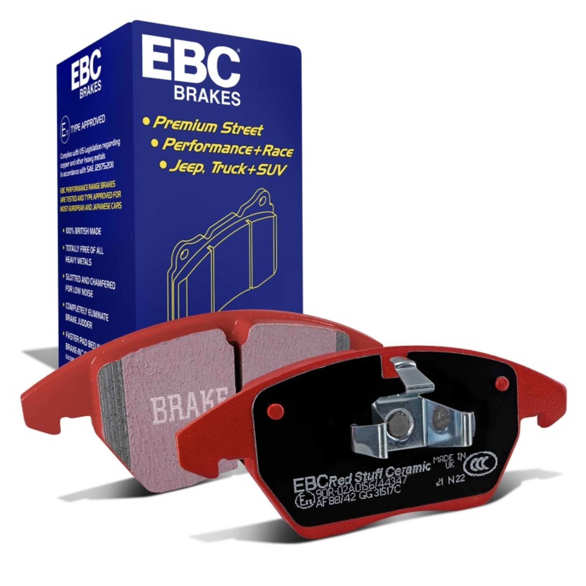 Picture of EBC Redstuff Brake Pad Sets - DP31517C