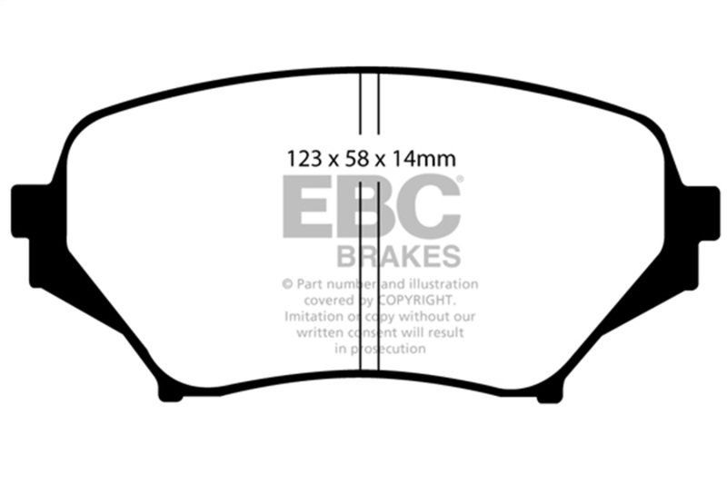 Picture of EBC Ultimax2 Brake Pad Sets - UD1179