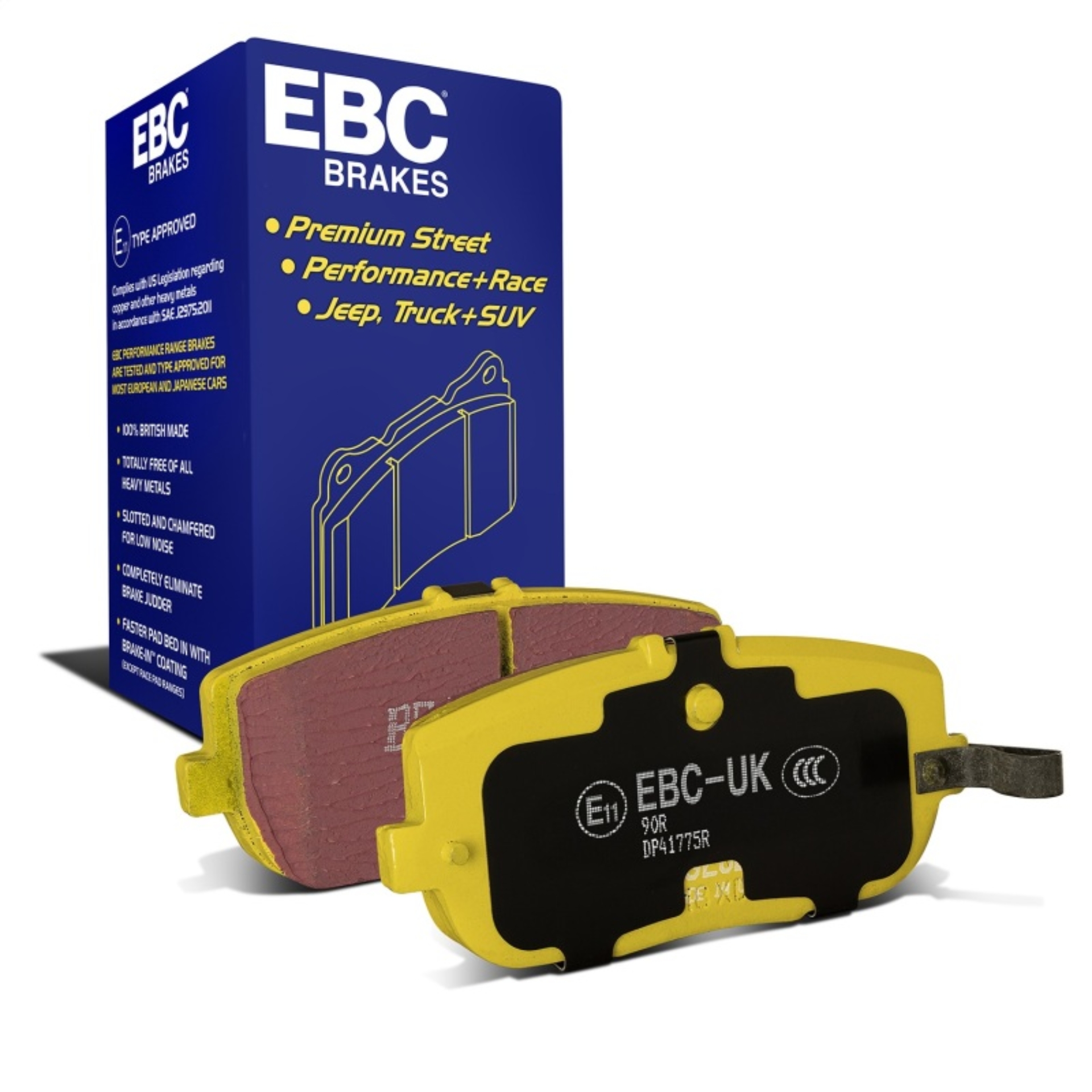 Picture of EBC Yellowstuff Brake Pad Sets - DP41775R