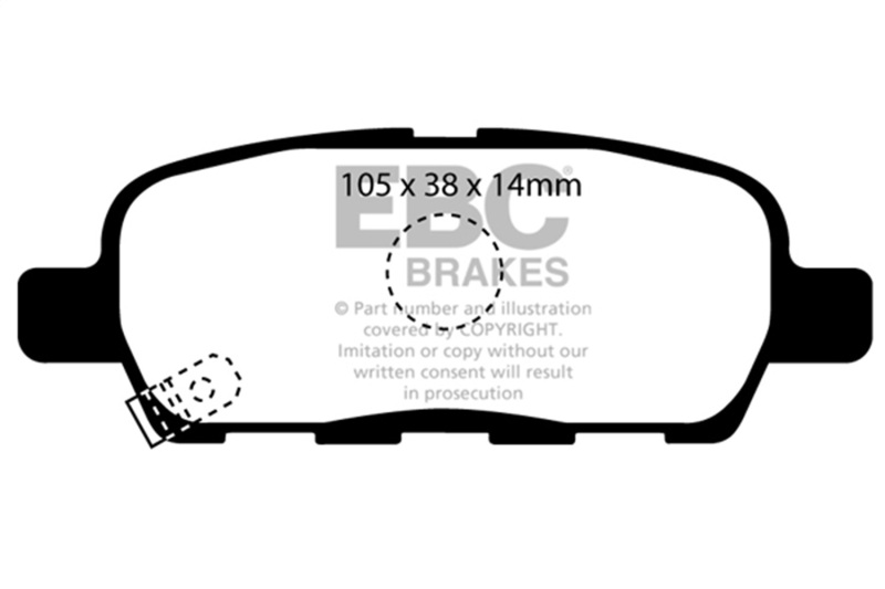 Picture of EBC Bluestuff Brake Pad Sets - DP51955NDX