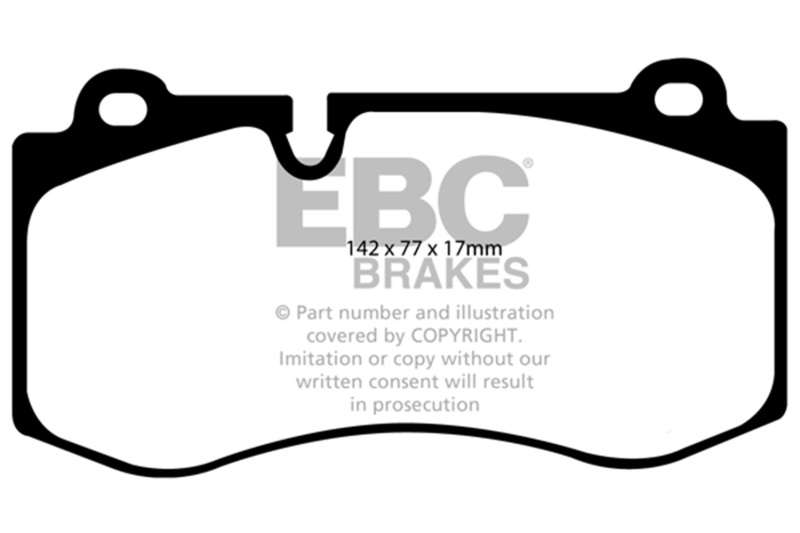 Picture of EBC Yellowstuff Brake Pad Sets - DP41943R