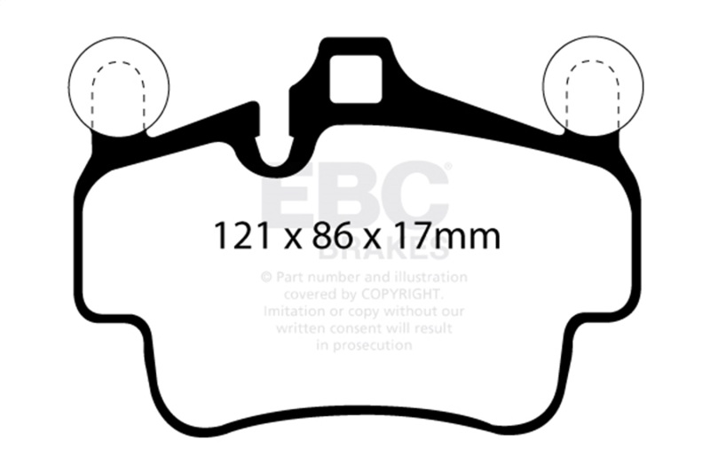 Picture of EBC Yellowstuff Brake Pad Sets - DP42029R